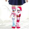 1 Pair Stockings Festive for Home Regular Fit Santa Snowman Christmas Socks Trendy Create Atmosphere Elastic