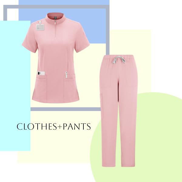 Хирургические костюмы: Медицинский костюм для стоматологии и салона с коротким рукавом