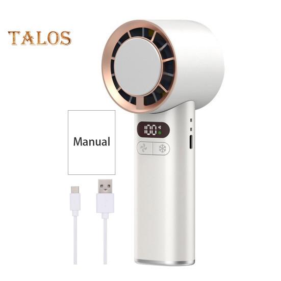 Ручной турбовентилятор 100 скоростей ветра, регулируемый сильный поток воздуха, низкий уровень шума, перезаряжаемый портативный мини-вентилятор охлаждения