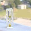 1 Piece Mini Hourglass Sandglass Timer 3 Minutes for Kids Bruth Teeth Healthy Gift - Yellow