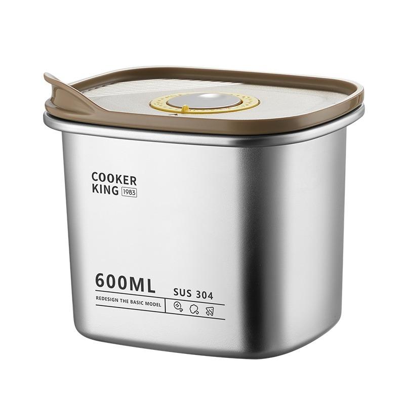 COOKER KING Контейнер для хранения продуктов Нержавеющая сталь Кемпинг Ланч-бокс для фруктов Бенто-бокс Холодильник Морозильник Герметичный контейнер для хранения