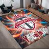 Custom Name Toronto FC Flannel Pattern Square Carpet,Area Rug,Carpet Rug for Living Room Bedroom Sofa Playroom Decor,Non-slip Floor Mat