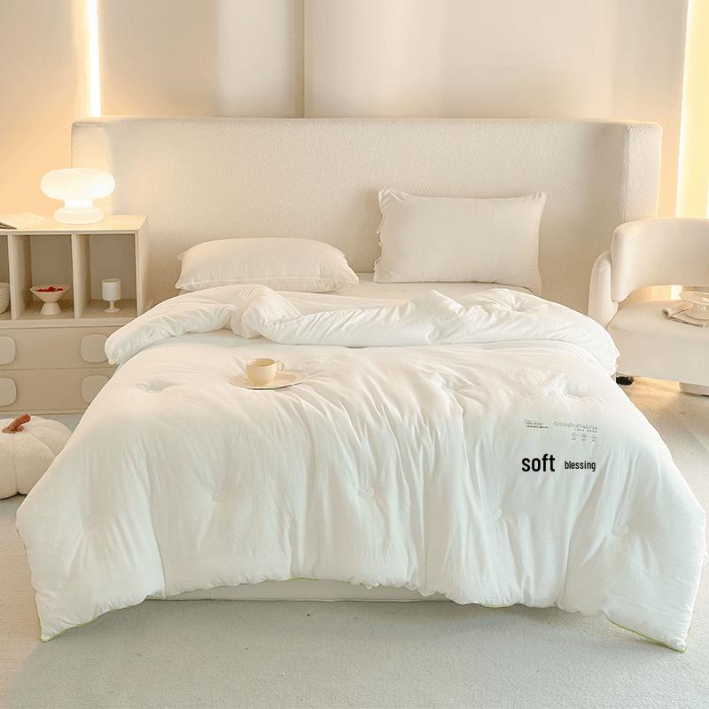 MUJI HOME Клетчатое одеяло из волокна, приятное для кожи