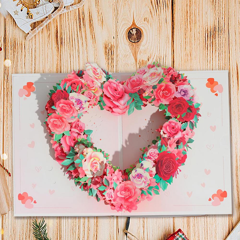 Открытка «Мать-цветок» Всплывающая бумажная открытка для мамы Изысканные инновационные праздничные аксессуары для выражения вашего