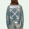 OFF WHITE Джинсовая куртка с аэропортовой лентой OMYE005S203860037388