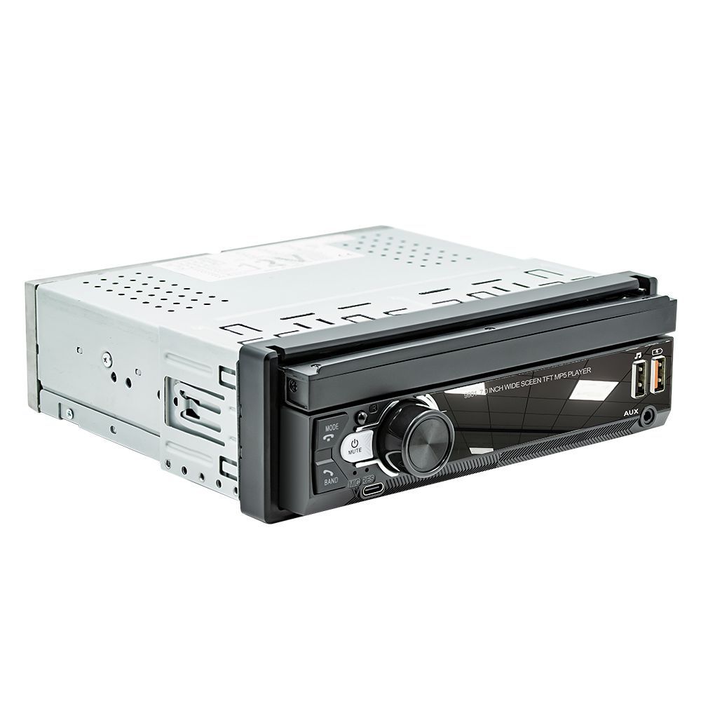 9901C 7-дюймовая беспроводная автомобильная стереосистема с Bluetooth 5.1, радио CarPlay и Android, автомобильное FM-радио, MP5-плеер