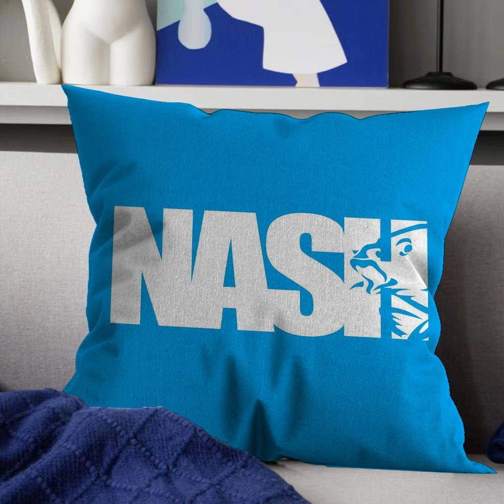 Nash Fishing Logo Maple Design Cushion Cover Happy Autumn Harvest Decor Holiday Decorati Pillow Cover