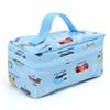COLORFUL CANDY STYLE Lunch Bag for Boys, Vanity, Kids, Stylish and Cute, Full Throttle Working Vehicle (Light Blue) N0856700
