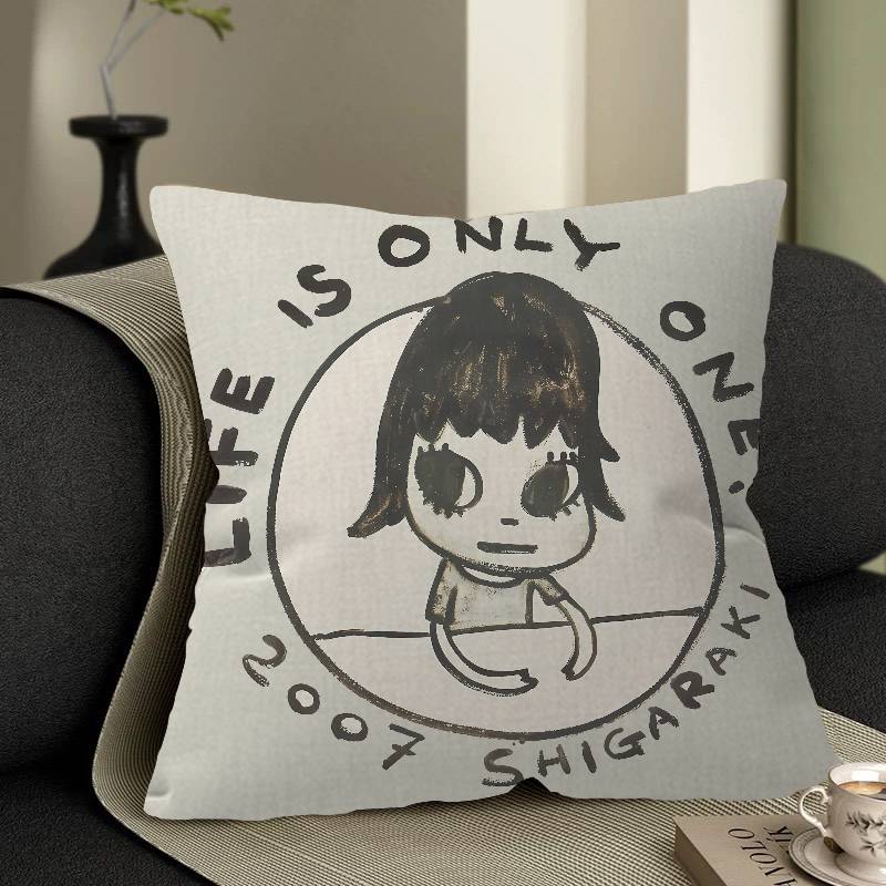 Yoshitomo Nara cm Cushion Cover Pillow Cover Decor Pillowcase Home Pillowcase for Couch Pillow
