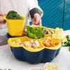 Rotating Vegetable Drain Basket & Hot Pot Platter