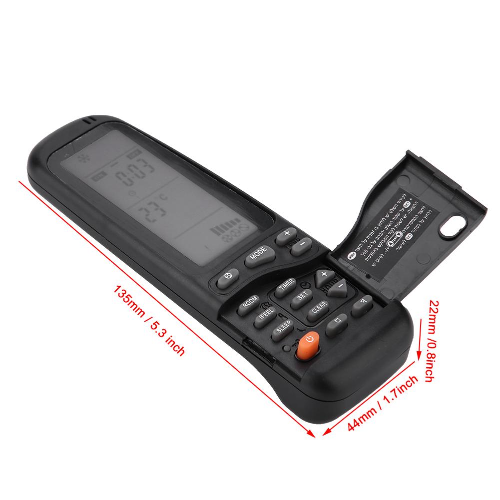 Air Conditioning Remote Control Replacement 25 in 1 Air Conditioner Remote Control for Electra/ Airwell/ Emailair/ Elco RC-3