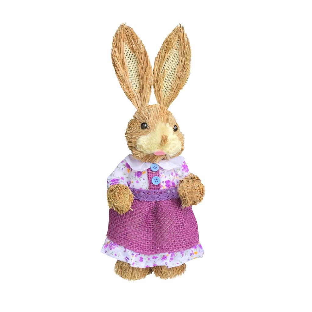 Пасхальные украшения в виде кролика. Украшение дома. Украшение торгового центра. Украшение сада.