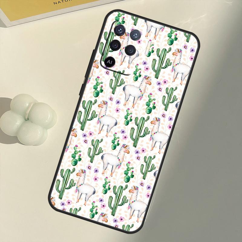 Чехол Lama Llama Alpacas для OPPO A74 A94 A54 A1K A15 A16 A52 A72 A83 A91 A93 A53S A5 A9 A31 A53 2020, чехол