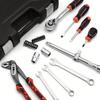 73 Piece Tool Set-General Household Hand Tool Kit,Auto Repair Tool Set, with Plastic Toolbox Storage Case