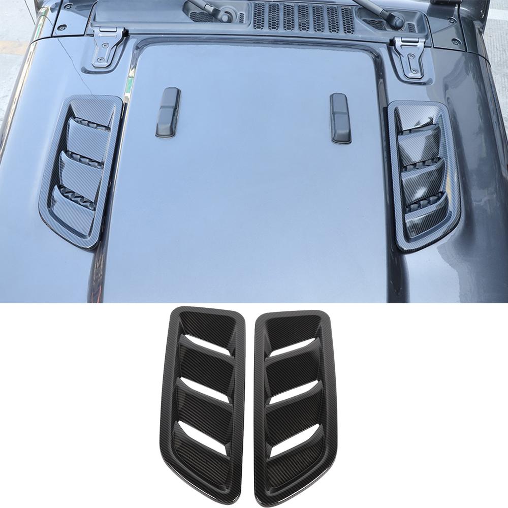 Автомобильный передний капот с вентиляционными отверстиями для Jeep Wrangler JL Gladiator JT 2018 2022, выпуск воздуха снаружи двигателя