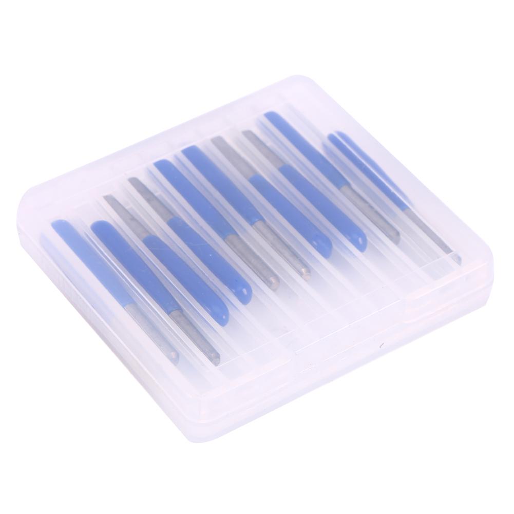 10 шт. 3,175 мм 0,1 мм твердосплавный фрезерный станок с ЧПУ для гравировки печатных плат, шлифовальный инструмент для скульптуры