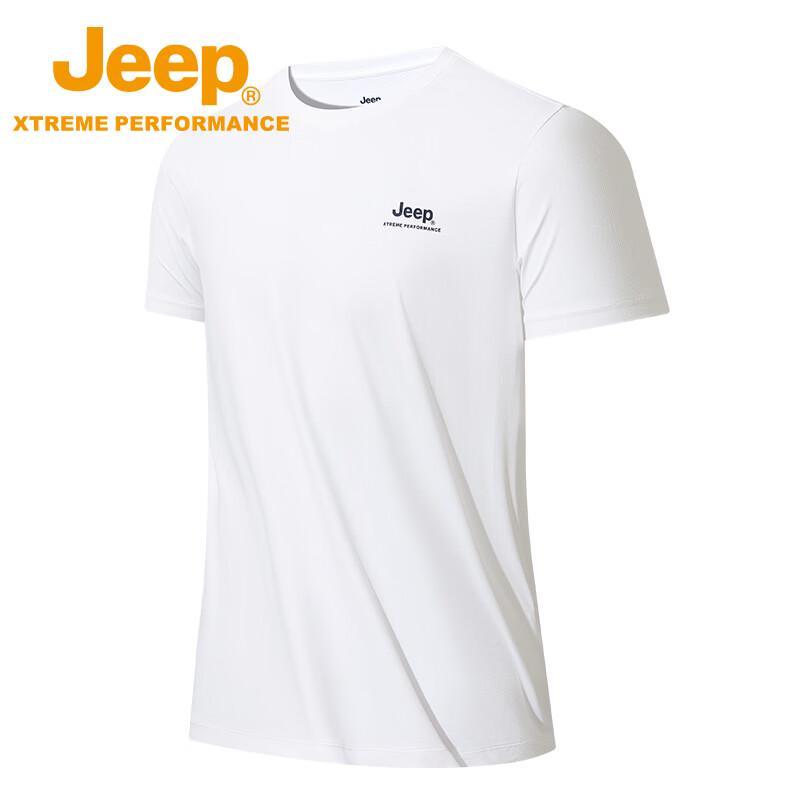 Jeep Мужская быстросохнущая футболка из ледяного шелка