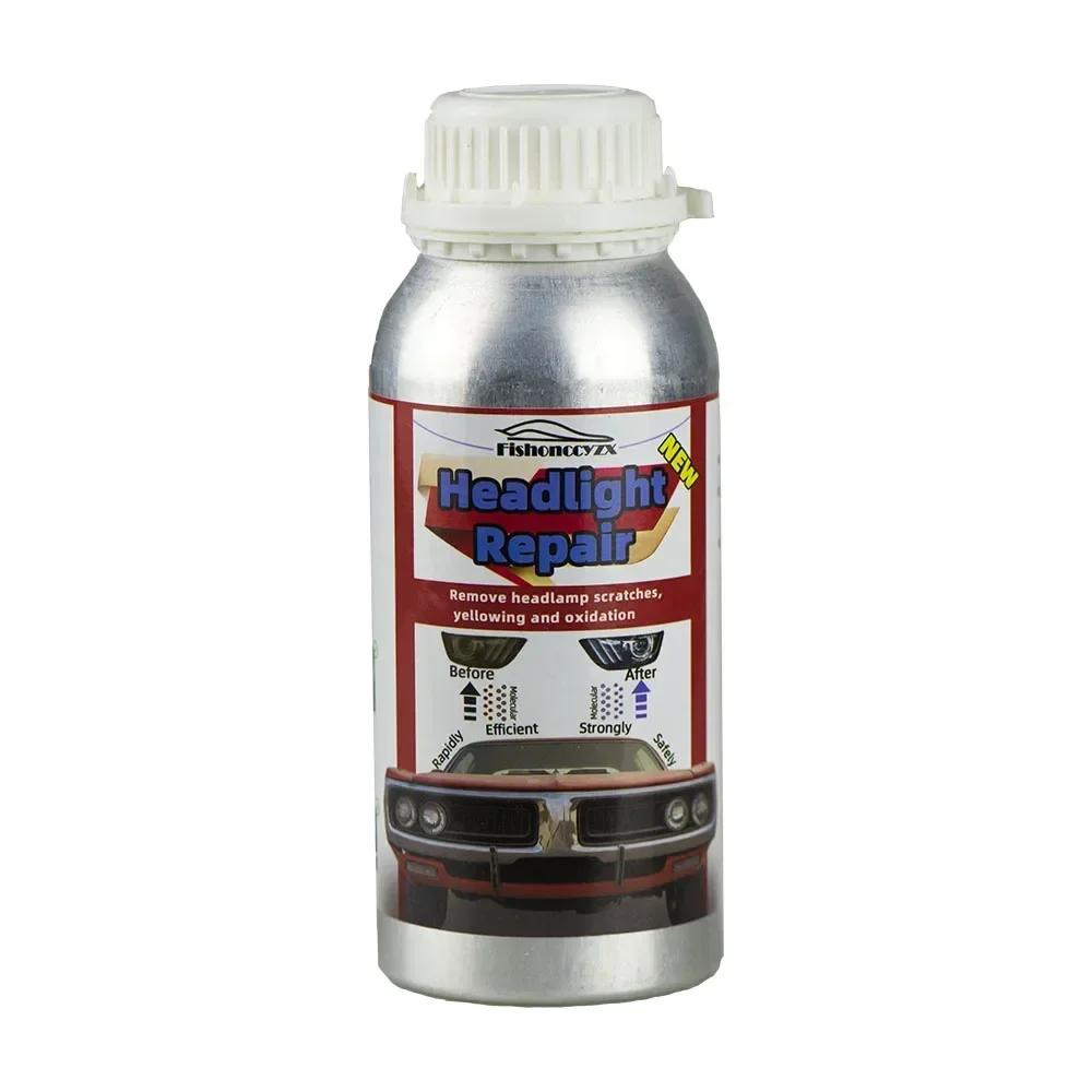 800 мл Жидкий полимерный химический полироль для фар Ремонтная жидкость для восстановления царапин Полировка фар Комплект
