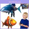 Радиоуправляемая летающая акула рыба-клоун воздушный шар вертолет для детей потрясающая идея для подарка