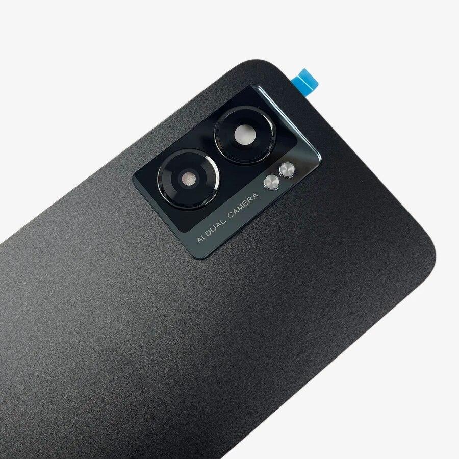 Для OnePlus Nord N300 CPH2389 задняя крышка батарейного отсека со стеклянным корпусом объектива камеры, запасные части