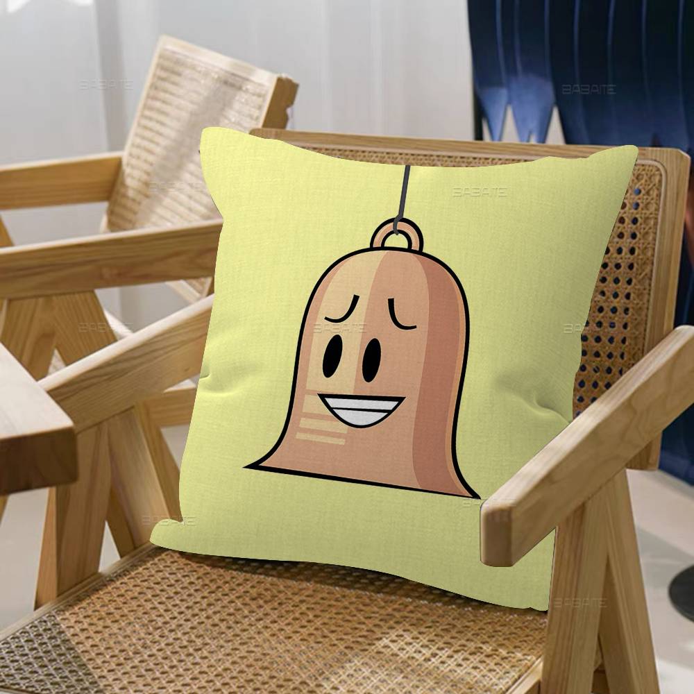 Мультяшные забавные аниме иконки BFDI наволочка чехол для диванной подушки украшение для домашней комнаты детский подарок