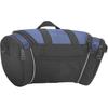Bike Handlebar Bag Large Capacity Nylon Front Handlebar Storage Bag Reflective Strips Nighttime Cycling Purplish Blue 25-26s
