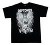 Мужские футболки Deftones с белым логотипом, дышащие, готические, японской моды, хлопок, круглый вырез, короткий рукав, мягкая, оверсайз