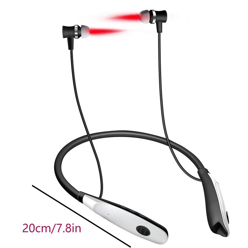 Red Light Device for Tinnitus Neck Suspending Irradiator Earplugs Tinnitus Equipment Ear Canal Irradiation Headphones