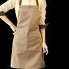 Профессиональный кухонный фартук для мужчин и женщин, водонепроницаемый пылезащитный регулируемый фартук для шеи, идеально подходит для кафе, салонов красоты, работы с ногтями