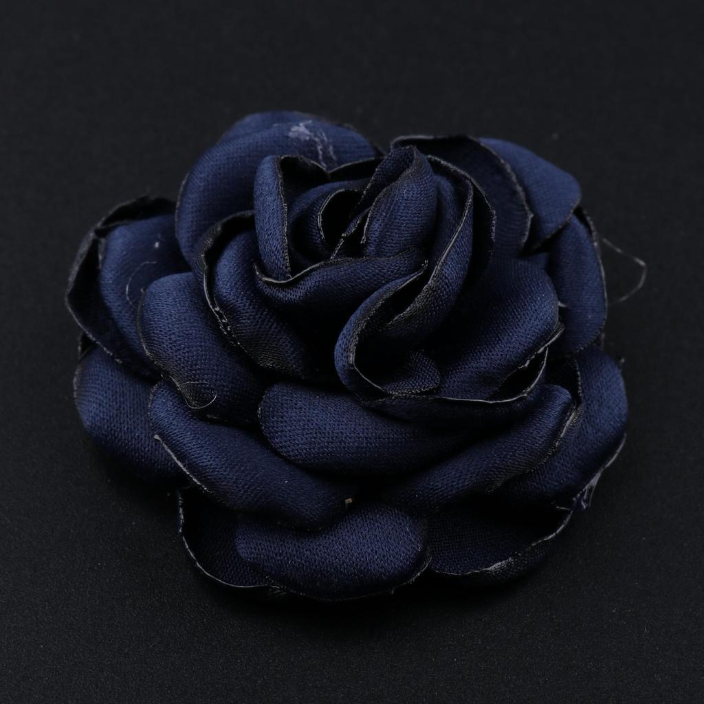 5CM Large Fabric Flower with Burned Edge for Jewelry, Clothing, Headwear, Hair Clips & Decorative Accessories