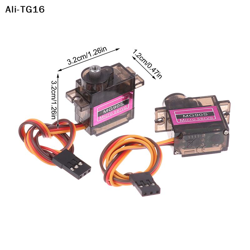(YY)1Pc 2026 New MG90S Servo All Metal Gear 9g SG90 Upgraded Version For RC Helicopter Boat Car Mini Servos for Arduino Project