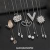 Корейское осенне-зимнее женское длинное ожерелье-подвеска - Не выцветающий высококачественный ювелирный аксессуар