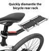Bicycles Rear Shelf Rear Bag Holder Stand Support with Mounting Tool Aluminum Alloy Bicycles Luggage Cargo Rear Rack