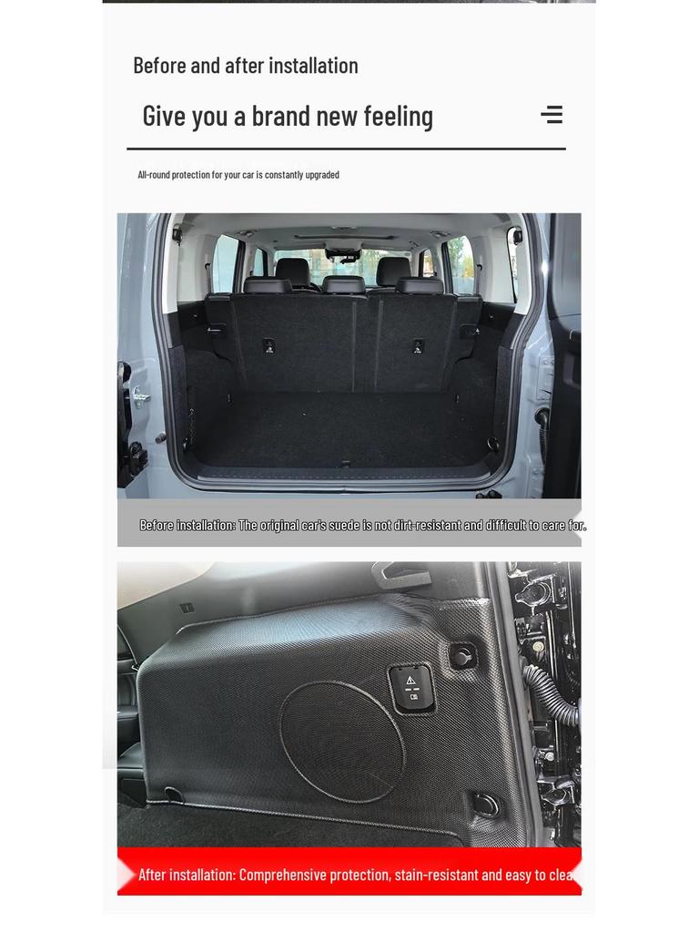 Кофр для мотоцикла Tank 400, боковая сумка, замшевая защитная накладка - устойчивый к царапинам, износостойкий, внутренний TPE угловой протектор