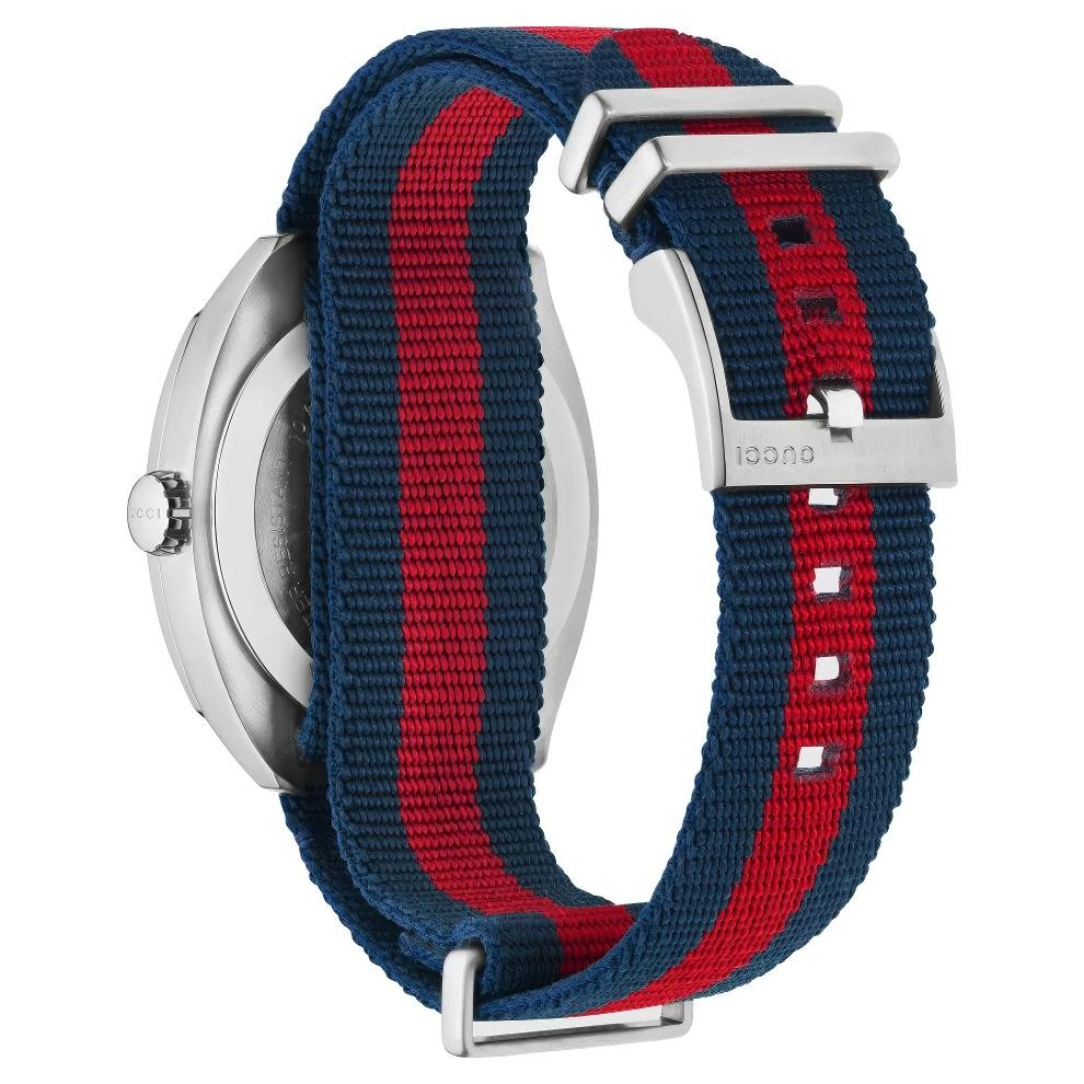 Gucci YA142304 GG2570 Синие холщовые мужские часы 41 мм