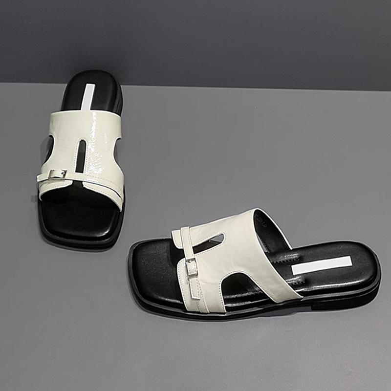 Модные женские тапочки, балетки, повседневная обувь, уютные летние женские сандалии 2025, модные шлепанцы, новые сабо, брендовые Sandalias De Mujer