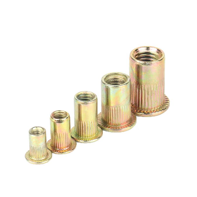 Color Zinc Flat Head Rivet Nuts