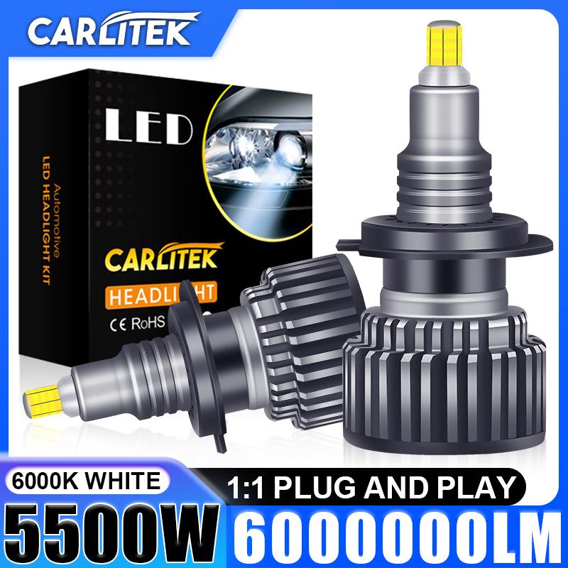 2PC 6000000LM 5500W H7 Led 360 H1 HB3 HB4 9012 HIR2 Led H11 H8 9006 9005 H27 880 881 Car Headlight Bulb Auto Fog Lamp 3D Chips