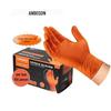 Thick Diamond Pattern Wear-Resistant Disposable Nitrile Gloves for Industrial and Automotive Use