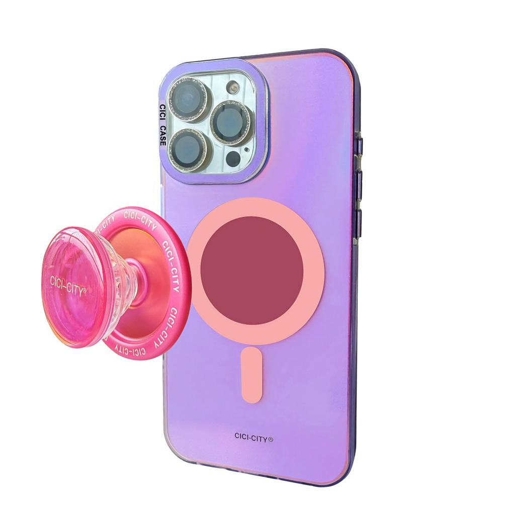 Роскошные модные матовые чехлы Magsafe с изменяющим цвет для iPhone 17 Air 16 15 Pro Max 14 13 Магнитная беспроводная зарядка