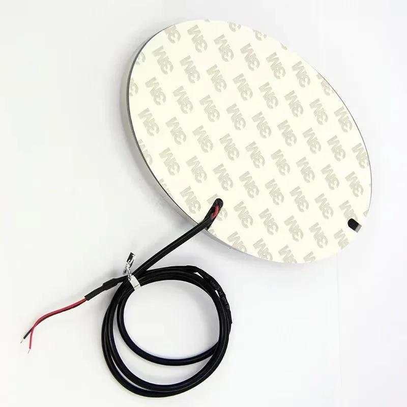 WOAT3 4D car logo Front grille hood trunk LED Light for Toyota Prius Yaris Prado RAV4 Highlander Camry CHR HRV Corolla AYGO accessory