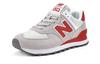 New Balance Женская обувь 574 серии Серо-красного цвета WL574WNB