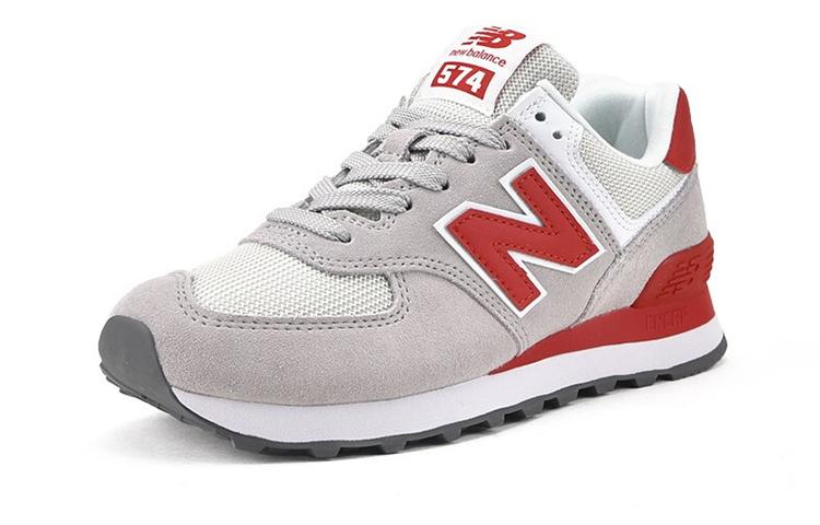 New Balance Женская обувь 574 серии Серо-красного цвета WL574WNB