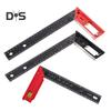 Woodworking Square Ruler High Precise Anti-drop Design Wide Application Multi-Function Angle Precision Square Woodworking Ruler