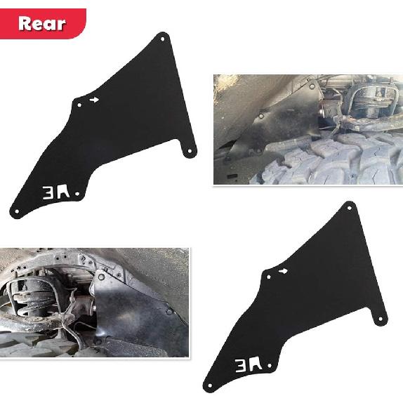 Брызговики Подкрылки Щитки С Клипсами Совместимы С 2003- Toyota 4 Runner 2007-2014 FJ Cruiser 2010-2018 Lexus GX460 2003-2009 Lexus GX470-