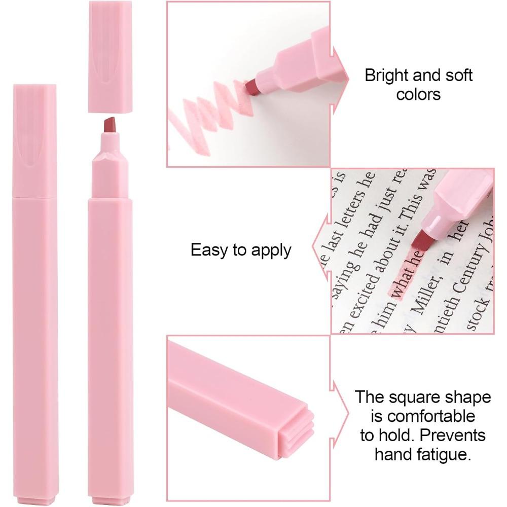 12pcs Bible Highlighters, Bible Highlighters No Bleed, Pastel Highlighter Set, Cute Highlighters, No Bleed Bible Highlighters Pastel (12 Color)