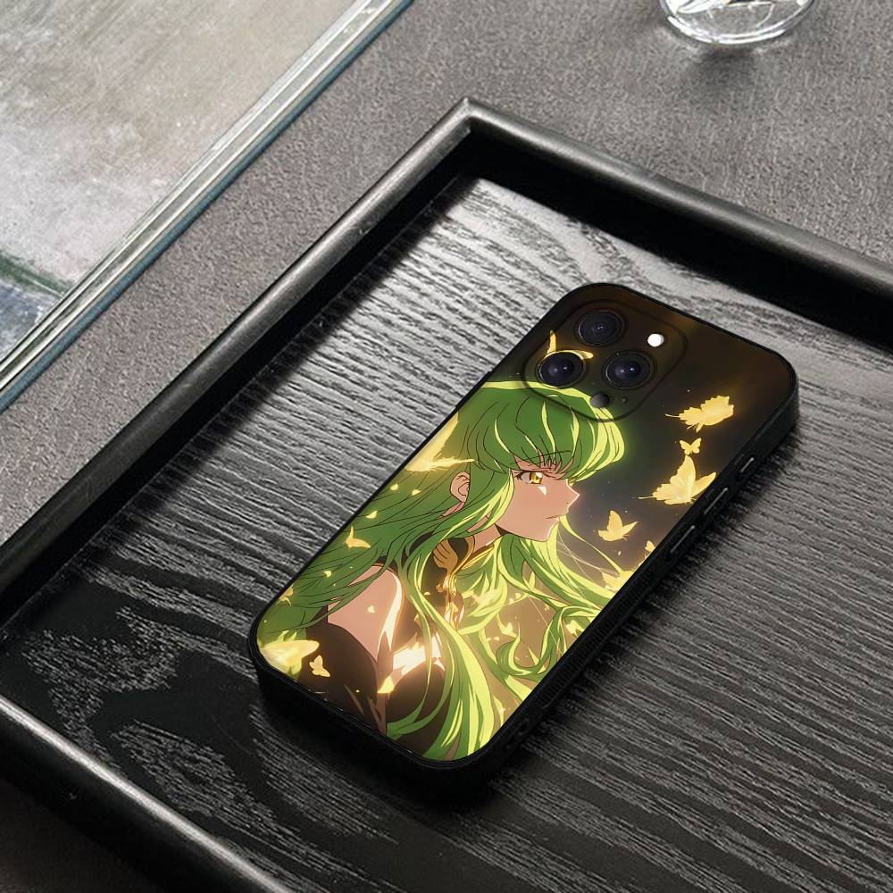 Аниме C-Codes G-Geass Черный Чехол Для Телефона Подходящий Для IPhone 17,16,15,11,13,14 Pro Max,Plus,X,Xr,Xs Max,13Mini