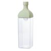 Kirk Bottle, 1200ml, Smoky Green, Resin, Vertical and Horizontal, with Tea Strainer, Made In Japan, KAB-120-SG