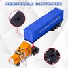 AIUAZA Truck Degradable Cargo Container Children Truck Toy Alloy Semi Boys Trailer Toy 1/65 Модель, Модель, Модель, Грузовик, Грузовик,