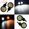 2PCS 23mm 4014 Car Auto 12Led Eagle Eye Turn Signal DayTime Running Light Spot Lamp Backup Motor Parking DayLamp DRL Waterproof